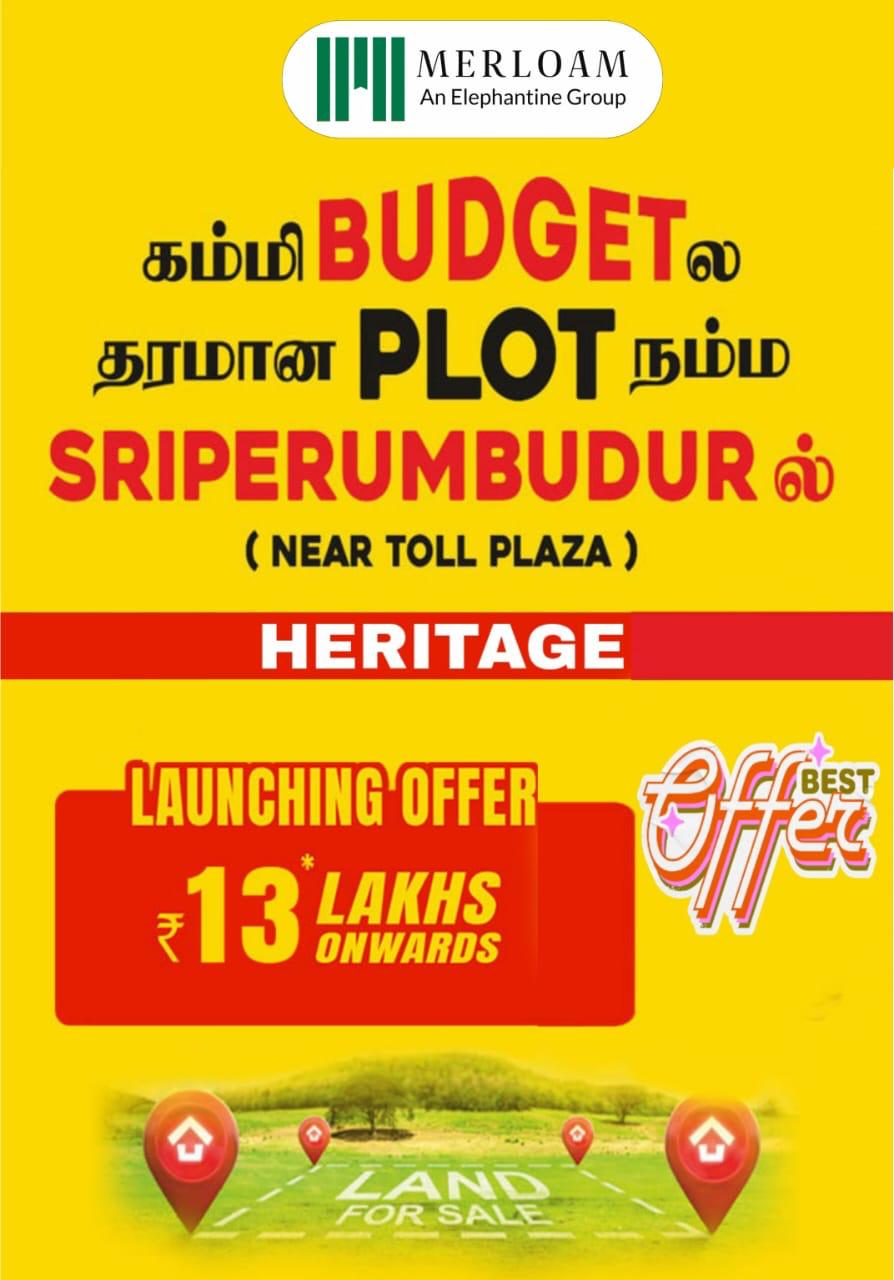 HERITAGE VILLA PLOTS DTCP RERA APPROVED STARTS FROM 15 LAKHS